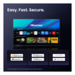 Hisense 100U8Q 2,54 m (100") 4K Ultra HD Smart TV Wi-Fi Nero, Grigio - immagine 9