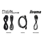 iiyama LH5075UHS-B2AG visualizzatore di messaggi Pannello piatto per segnaletica digitale 125,7 cm (49.5") LCD Wi-Fi 500 cd/m² 4K Ultra HD Nero Processore integrato Android 11 24/7 - immagine 17