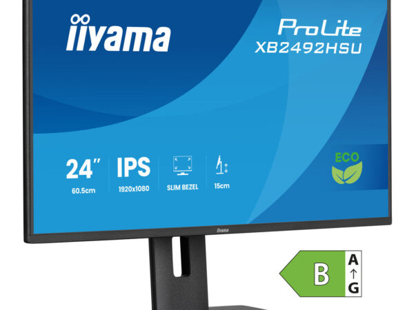 iiyama ProLite XB2492HSU-B1 Monitor PC 61 cm (24") 1920 x 1080 Pixel Full HD LED Nero