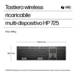 HP Tastiera wireless ricaricabile multidispositivo 725 - immagine 3