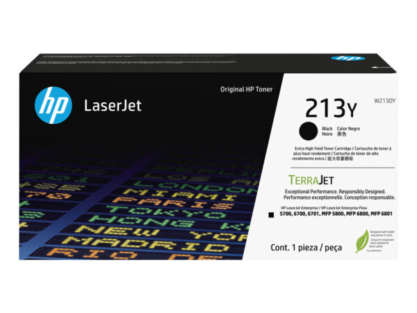 HP Cartuccia toner originale nero ad altissima capacità LaserJet 213Y