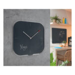 Leitz 90170089 orologio da parete e da tavolo Orologio al quarzo Quadrato Nero - immagine 2