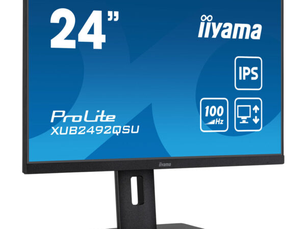 iiyama ProLite XUB2492QSU-B1 Monitor PC 60,5 cm (23.8") 2560 x 1440 Pixel Quad HD LED Nero