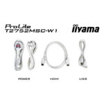 iiyama ProLite T2752MSC-W1 Monitor PC 68,6 cm (27") 1920 x 1080 Pixel Full HD LED Touch screen Bianco - immagine 20
