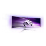 Philips Evnia 8000 49M2C8900L/00 Monitor PC 124,2 cm (48.9") 5120 x 1440 Pixel Dual QHD QD-OLED Bianco - immagine 7