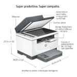 HP LaserJet M234sdn Multifunction Bianco e nero Stampante, Solo Ethernet; Fotocopiatrice, scanner - immagine 8