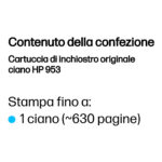 HP Cartuccia di inchiostro originale ciano 953 - immagine 2