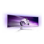 Philips Evnia 8000 49M2C8900L/00 Monitor PC 124,2 cm (48.9") 5120 x 1440 Pixel Dual QHD QD-OLED Bianco - immagine 10