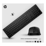 HP Combinazione di tastiera e mouse wireless 650, colore nero - immagine 11