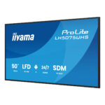 iiyama LH5075UHS-B2AG visualizzatore di messaggi Pannello piatto per segnaletica digitale 125,7 cm (49.5") LCD Wi-Fi 500 cd/m² 4K Ultra HD Nero Processore integrato Android 11 24/7 - immagine 6