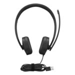 Lenovo 4XD1P83425 cuffia e auricolare Cablato A Padiglione Musica e Chiamate USB tipo A Nero