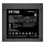 DeepCool PF700 alimentatore per computer 700 W 20+4 pin ATX ATX Nero - immagine 3