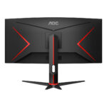 AOC G2 CU34G2XP Monitor PC 86,4 cm (34") 3440 x 1440 Pixel UltraWide Quad HD LED Nero, Rosso - immagine 5