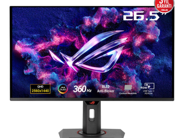 ASUS ROG Strix OLED XG27ACDNG Monitor PC 67,3 cm (26.5") 2560 x 1440 Pixel Quad HD QD-OLED Nero