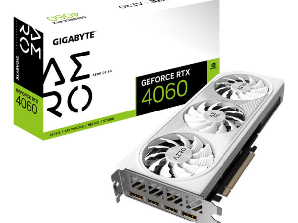GIGABYTE AERO GeForce RTX 4060 OC 8G NVIDIA 8 GB GDDR6