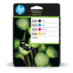 HP Confezione da 4 cartucce di inchiostro CMYK originali 924