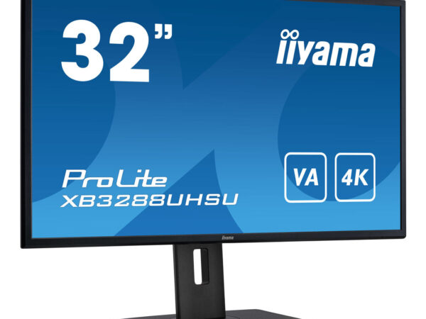 iiyama ProLite XB3288UHSU-B5 Monitor PC 80 cm (31.5") 3840 x 2160 Pixel 4K Ultra HD LCD Nero