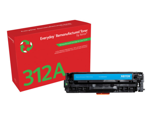 Toner rigenerato Everyday di Xerox Ciano compatibile con HP 312A (CF381A), Capacità standard