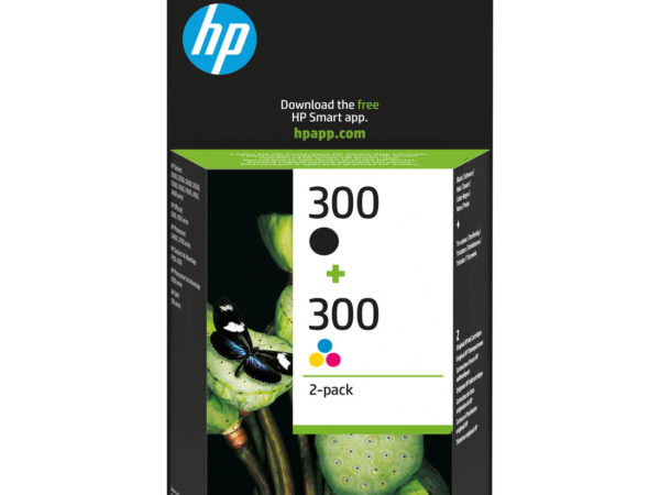 HP Confezione da 2 cartucce originali di inchiostro nero/tricromia 300