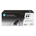 HP Kit ricarica toner nero originale Neverstop 143AD, dual-pack