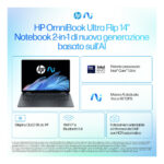 HP OmniBook Ultra Flip 14-fh0010nl Copilot+ PC Intel Core Ultra 7 258V Ibrido (2 in 1) 35,6 cm (14") Touch screen 3K 32 GB LPDDR5x-SDRAM 1 TB SSD Wi-Fi 7 (802.11be) Windows 11 Home Blu - immagine 11