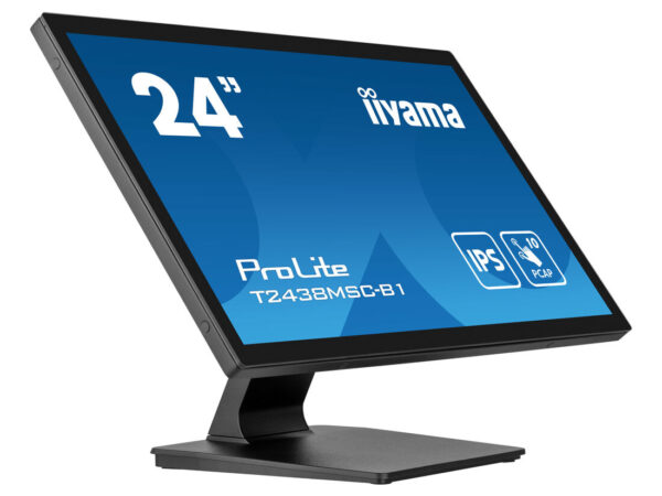 iiyama ProLite T2438MSC-B1 Monitor PC 60,5 cm (23.8") 1920 x 1080 Pixel Full HD LED Touch screen Nero