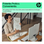 HP All-in-One 27-cr0053nl Intel Core i5 i5-1335U 68,6 cm (27") 1920 x 1080 Pixel PC All-in-one 16 GB DDR4-SDRAM 512 GB SSD Windows 11 Home Wi-Fi 6 (802.11ax) Bianco - immagine 4