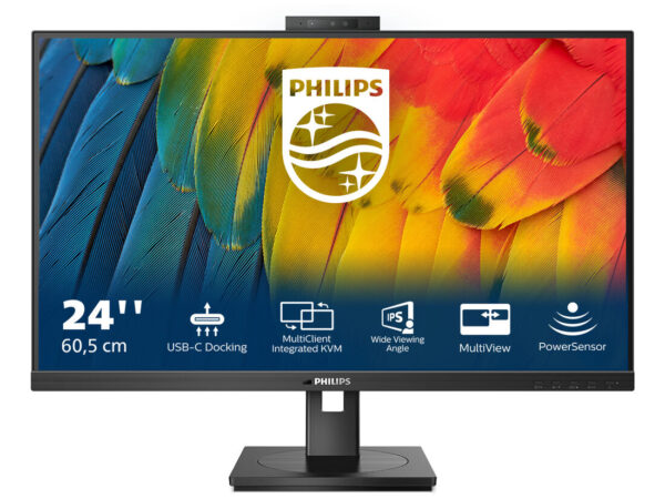 Philips 5000 series 24B1U5301H/00 LED display 60,5 cm (23.8") 1920 x 1080 Pixel Full HD LCD Nero