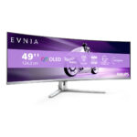 Philips Evnia 8000 49M2C8900L/00 Monitor PC 124,2 cm (48.9") 5120 x 1440 Pixel Dual QHD QD-OLED Bianco - immagine 2