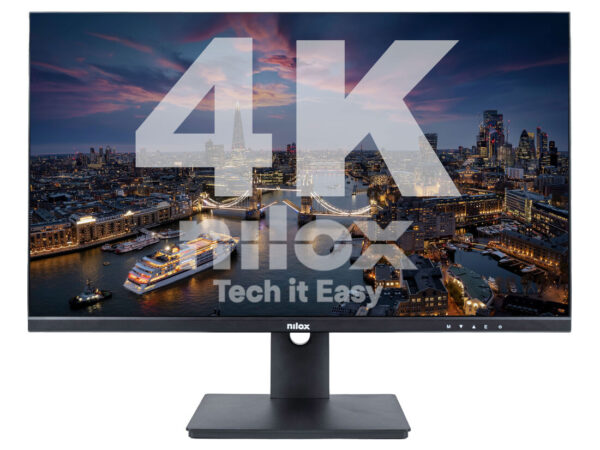 Nilox MONITOR 27" NXM274KD11 IPS 4K 350 2HDMI DP USB 5MS Monitor PC 68,6 cm (27") 3840 x 2160 Pixel 4K Ultra HD LED