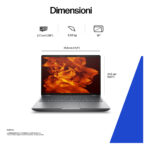 HP ZBook Fury G1i 16 inch Mobile Workstation PC Wolf Pro Security Edition Intel Core Ultra 7 255HX Workstation mobile 40,6 cm (16") WUXGA 32 GB DDR5-SDRAM 1 TB SSD NVIDIA RTX Pro 2000 Blackwell Wi-Fi 7 (802.11be) Windows 11 Pro AI PC, AI Workstation Argen - immagine 3