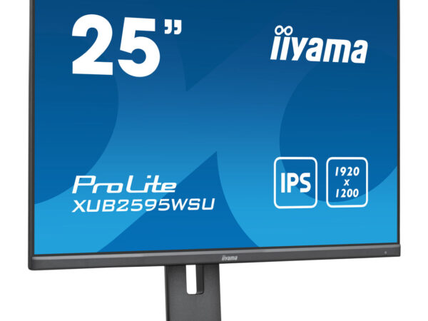 iiyama ProLite XUB2595WSU-B5 Monitor PC 63,5 cm (25") 1920 x 1200 Pixel WUXGA LED Nero