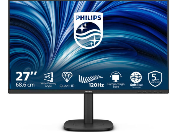 Philips 27B2N3500J/00 Monitor PC 68,6 cm (27") 2560 x 1440 Pixel 2K LCD Nero