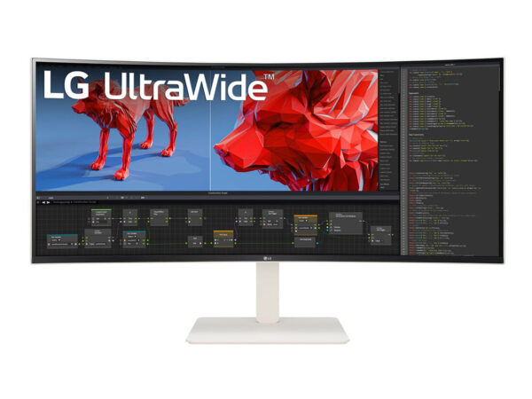 LG 38BR85QC-W Monitor PC 96,5 cm (38") 3840 x 1600 Pixel UltraWide Quad HD+ LCD Bianco