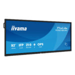 iiyama TE9218UWI-B1AG visualizzatore di messaggi Pannello piatto interattivo 2,32 m (91.5") LED Wi-Fi 500 cd/m² 5K Ultra HD Nero Touch screen Processore integrato Android 16/7 - immagine 2