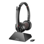 Poly Cuffie Savi 8220 UC DECT 1880-1900 MHz USB-A certificate per Microsoft Teams