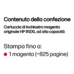 HP Cartuccia di inchiostro magenta originale 912XL ad alta capacità - immagine 3