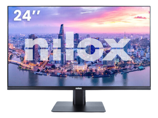 Nilox MONITOR 24" NXMM24FHD112 LED FULLHD IPS 100HZ HDMI/DP SQUARE· Monitor PC 60,5 cm (23.8") 1920 x 1080 Pixel Nero