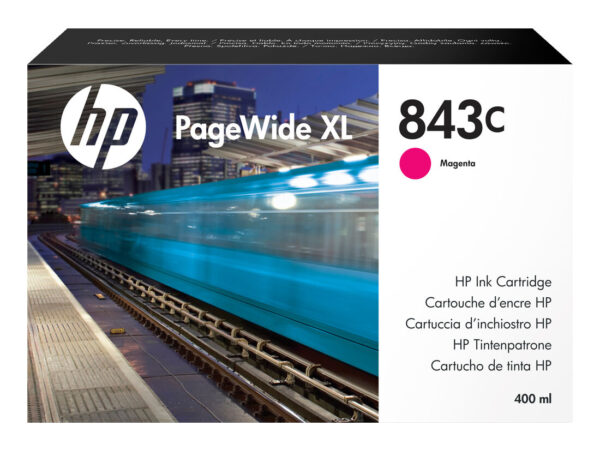 HP Cartuccia inchiostro magenta 843C PageWide XL da 400 ml