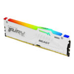 Kingston Technology FURY Beast 32GB 6000MT/s DDR5 CL30 DIMM (Kit da 2 moduli) White RGB XMP - immagine 2