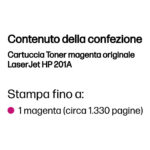 HP Cartuccia Toner magenta originale LaserJet 201A - immagine 2