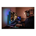 Philips Evnia 8000 49M2C8900L/00 Monitor PC 124,2 cm (48.9") 5120 x 1440 Pixel Dual QHD QD-OLED Bianco - immagine 6