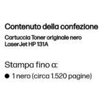 HP Cartuccia Toner originale nero LaserJet 131A - immagine 2