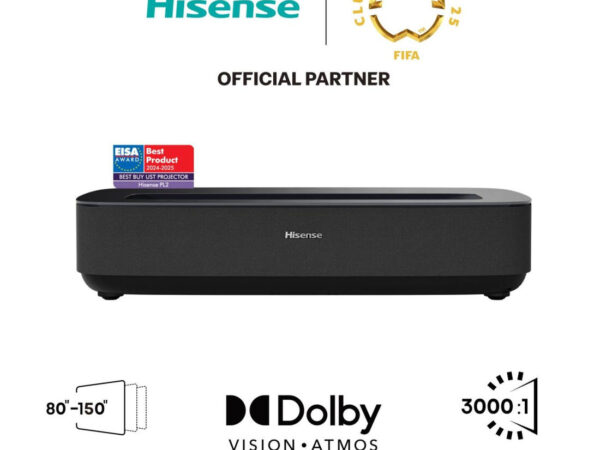 Hisense Laser TV PL2 Proiettore a raggio ultra corto 2700 ANSI lumen DLP UHD 4K (3840x2160) Compatibilità 3D Nero