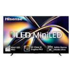 Hisense 100U8Q 2,54 m (100") 4K Ultra HD Smart TV Wi-Fi Nero, Grigio