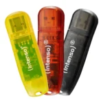 Intenso Rainbow 3x32GB Yellow/Red/Black unità flash USB USB tipo A 2.0 Trasparente