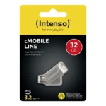 Intenso cMobile Line unità flash USB 32 GB USB Type-A / USB Type-C 3.2 Gen 1 (3.1 Gen 1) Argento - immagine 8