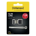 Intenso Slim Line unità flash USB 128 GB USB tipo A 3.2 Gen 1 (3.1 Gen 1) Nero - immagine 3