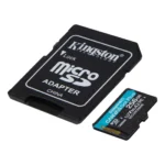 Kingston Technology Scheda microSDXC Canvas Go Plus Gen4 200MB/s A2 U3 V30 da 256 GB + adattatore - immagine 3