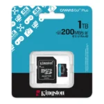 Kingston Technology Scheda microSDXC Canvas Go Plus Gen4 200MB/s A2 U3 V30 da 1 TB + adattatore - immagine 5
